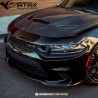 Cofre Tomas Aire Funcional Carbono Hellcat SRT8 Dodge Charger 2015 - 2018