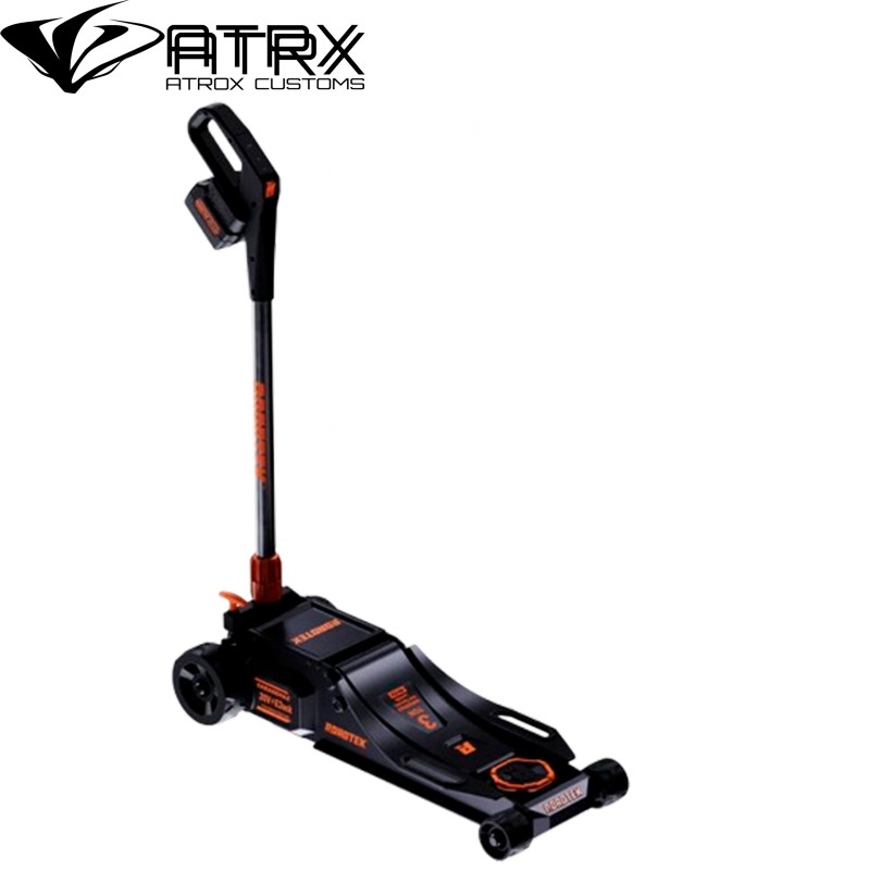 Gato Hidráulico Eléctrico Automático 3 Toneladas Patin Bajo Perfil Taller