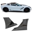Tomas Aire Estribos Z06 Negro Brillante Chevrolet Corvette 2014 - 2019