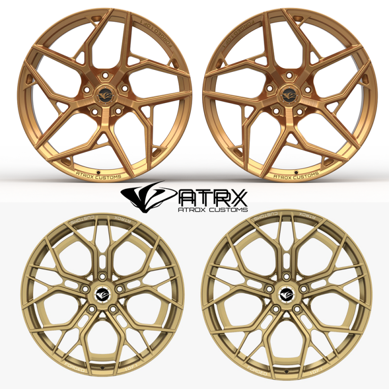 Juego de 4 Rines Forjados Personalizados ATROX CUSTOMS FORGED