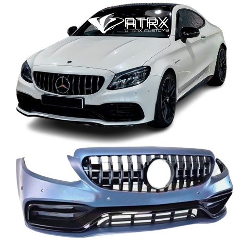 Fascia Defensa Parrilla C63 Mercedes Benz Clase C w205 2015 - 2018