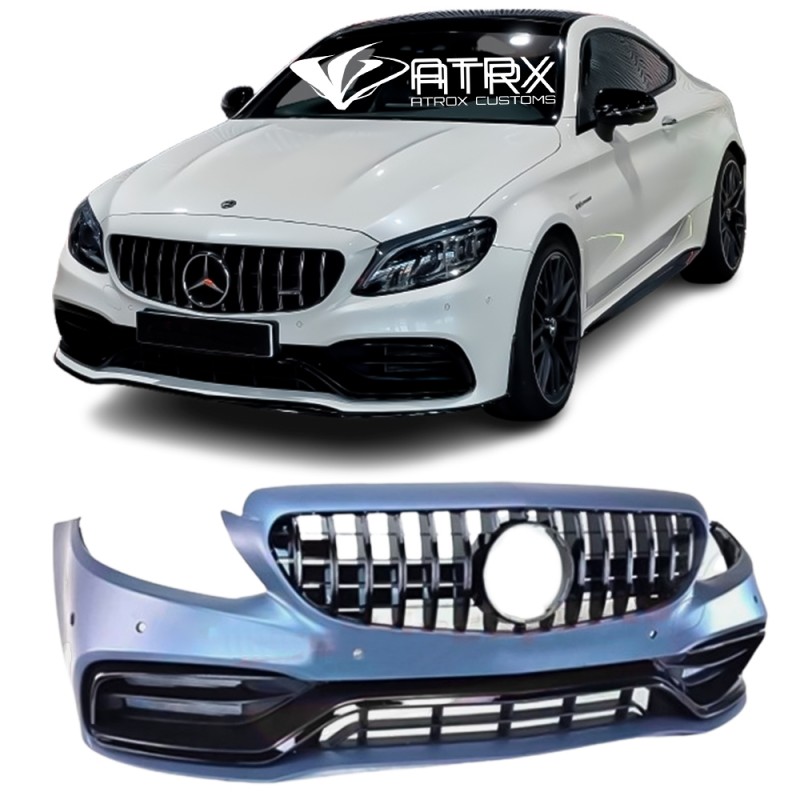 Fascia Defensa Parrilla C63 Mercedes Benz Clase C w205 2015 - 2018