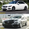 Fascia Defensa Parrilla C63 Mercedes Benz Clase C w205 2015 - 2018