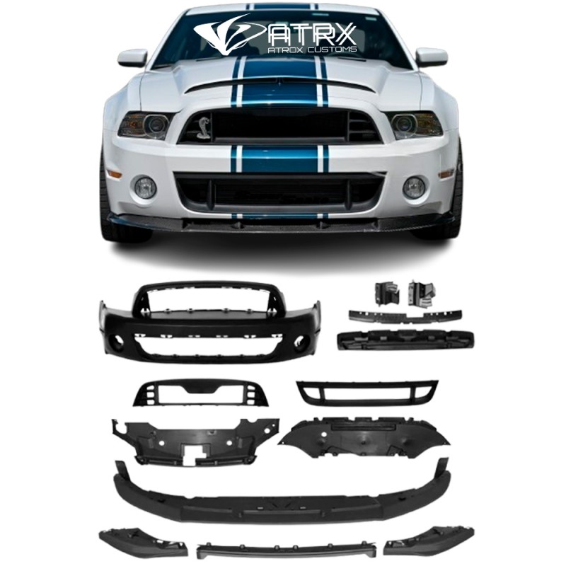 Fascia Defensa Parrillas GT500 Ford Mustang 2010 - 2014