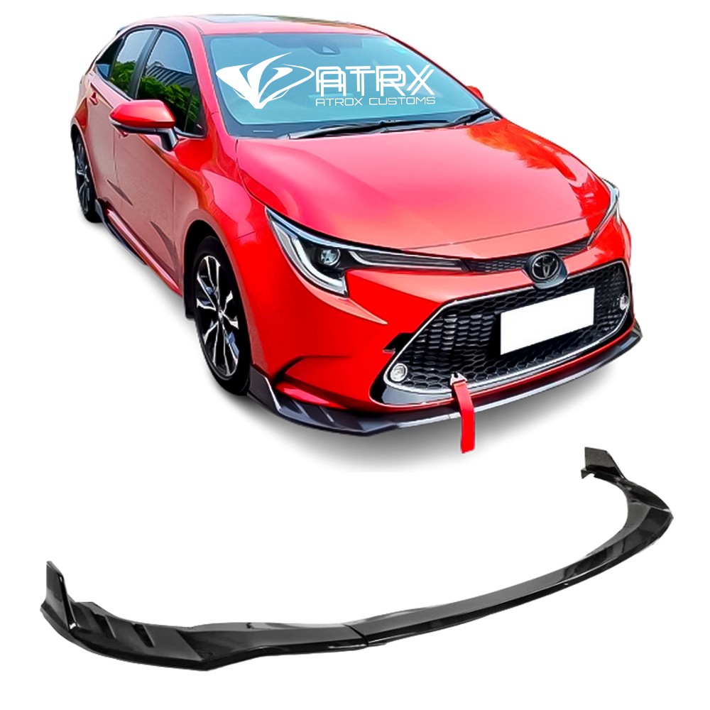 Lip Bumper Faldon Frontal 3 Pz Toyota Corolla 2020 - 2024