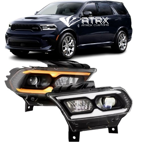 Faros para Conversion Frontal Dodge Durango 2014 a 2021