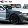 Salpicaderas de Metal con Tomas estilo GTD Ford Mustang 2018 - 2023
