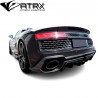 Difusor Fibra Carbono Dry Tipo Capristo Audi R8 2020 - 2024