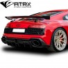 Difusor Fibra Carbono Dry Tipo Capristo Audi R8 2020 - 2024