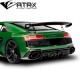 Difusor Fibra Carbono Dry Tipo Capristo Audi R8 2020 - 2024