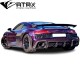 Difusor Fibra Carbono Dry GT Audi R8 2020 - 2024