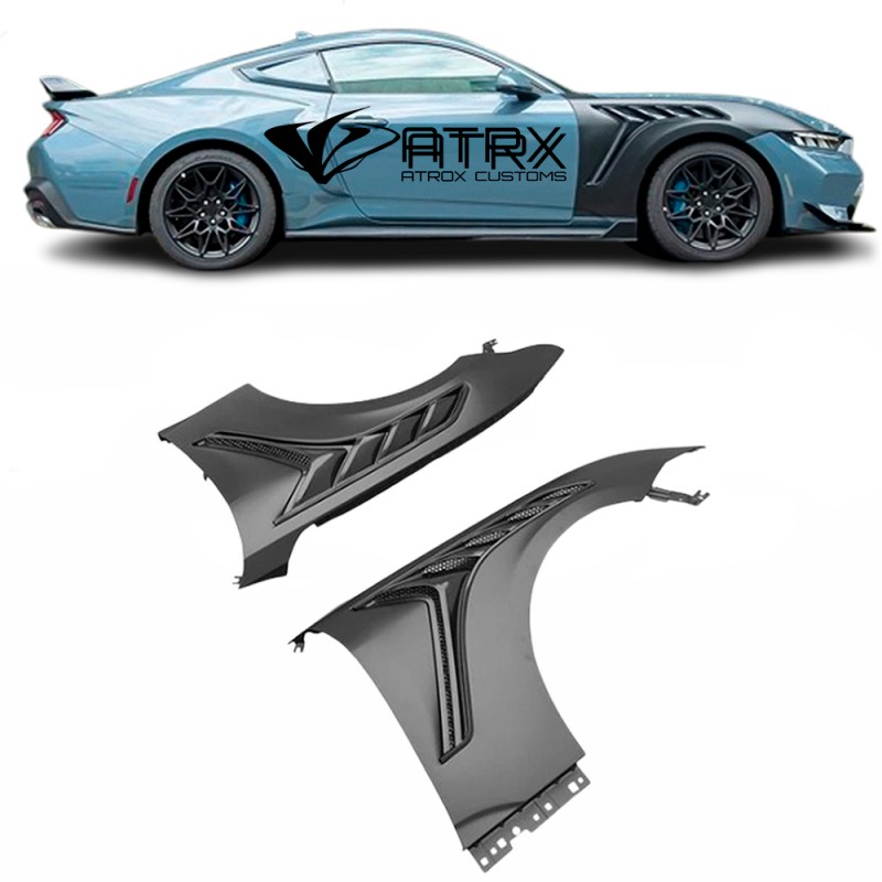 Salpicaderas de Metal con Tomas estilo GTD Ford Mustang 2024 - 2026