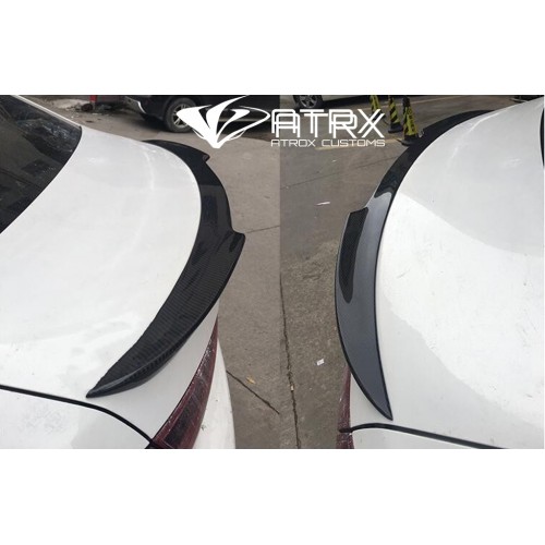 Lip Spoiler Fibra de Carbono Mazda 3 Sedán 2014 - 2018