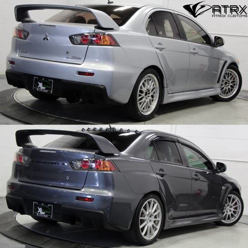 Alerón Spoiler Evolution EVO X Plástico Mitsubishi Lancer 2008 2016
