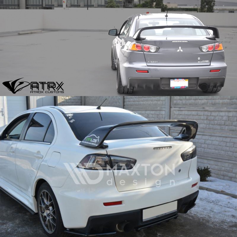Alerón Spoiler Evolution EVO X Plástico Mitsubishi Lancer 2008 2016