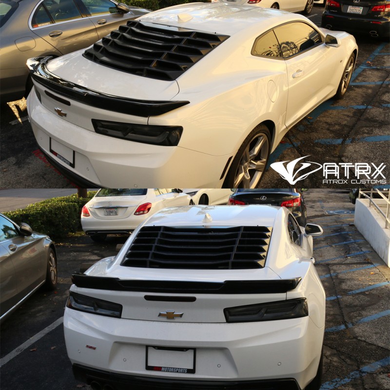 Rear Side Window Louvers For Ford Mustang 2015 2016 2017 2018 2019 2020 - View #9