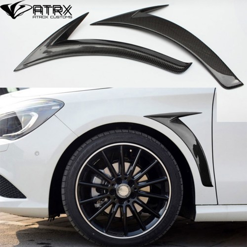 Molduras Vistas Salpicaderas Carbono AMG A45 Mercedes Benz Clase A 2013 - 2018