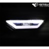Faros LED DRL frontal laterales reflejantes Honda Civic 2016 - 2018