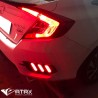 Biseles LED DRL Reflejantes Traseros Honda Civic Sedán 2016 - 2018