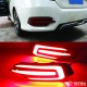 Biseles LED DRL C Reflejantes Trasero Honda Civic Sedá 2016 - 2018