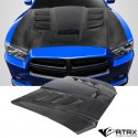 Cofre Tomas Aire Carbono Viper Dodge Charger 2011 - 2014