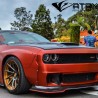 Lip Bumper Fascia Splitter Faldón Circuit Dodge Challenger 2008 - 2018
