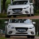 Faros Principales Lupa Ojo de Ángel LED DRL Bi-Xenón OEM Mazda 3 SGT 2014 - 2016