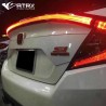 Alerón Spoiler Calaveras LED Coupe Style Honda Civic Sedán 2016 - 2018