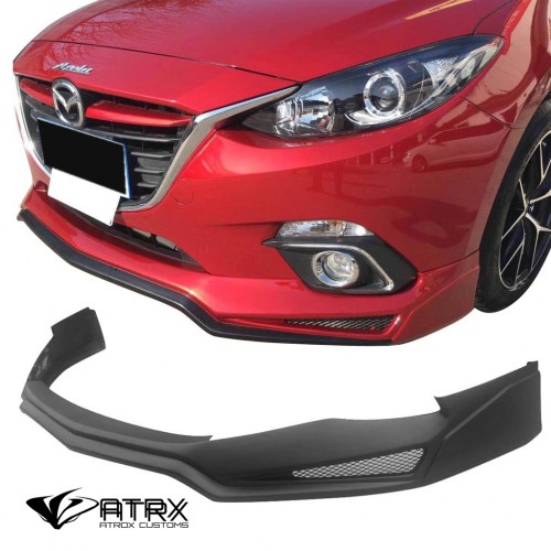 Lip Bumper Faldón Fascia Frontal V3 Mazda 3 2017 - 2018