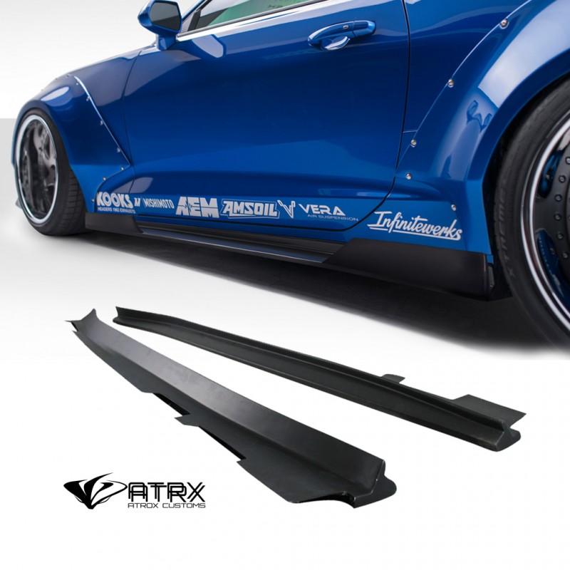 Estribos Faldones Laterales FRP Grid Chevrolet Camaro 2016 - 2018
